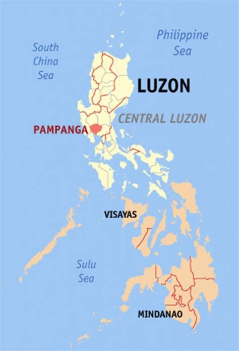 location of pampanga